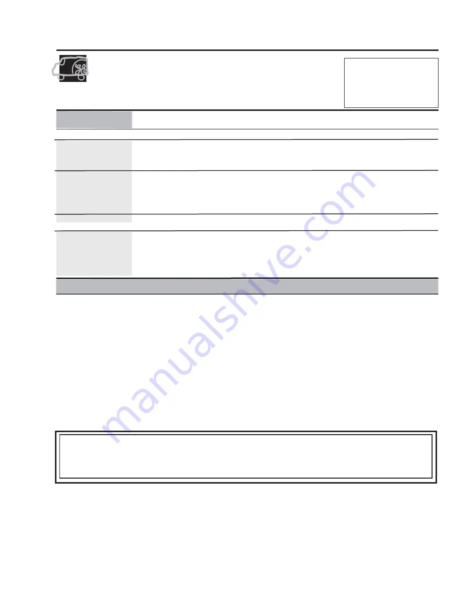 GE Profile 26 Series Owner'S Manual And Installation Instructions Download Page 102