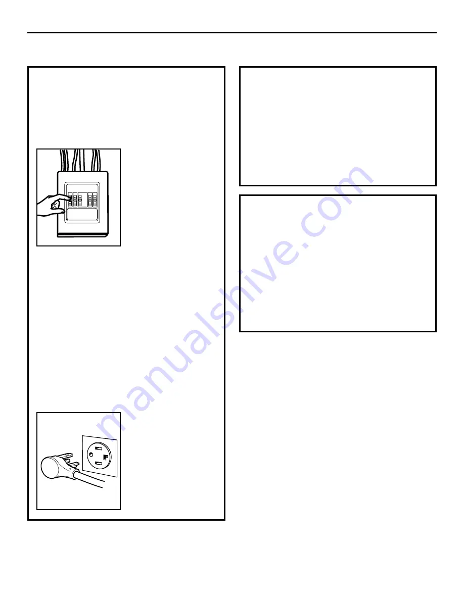 GE Profile Advantium SCA2001KSS Installation Instructions Manual Download Page 3