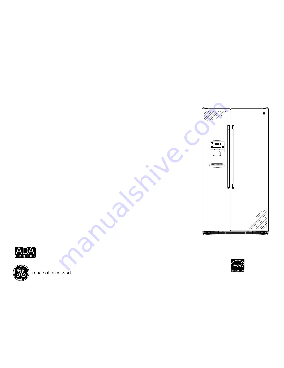 GE Profile GSHS6LGZSS Dimensions And Installation Information Download Page 2