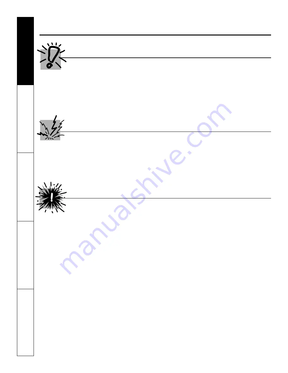 GE Profile JT930SHSS Owner'S Manual Download Page 6