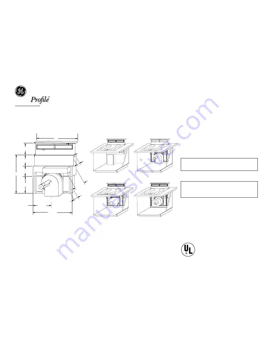 GE Profile JVB98SHSS Скачать руководство пользователя страница 1