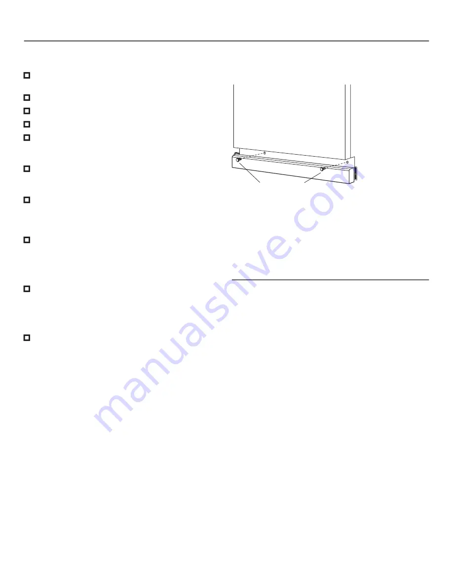 GE Profile PDW7300N Installation Instructions Manual Download Page 12