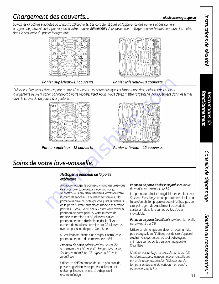 GE Profile PDW7800PCC Скачать руководство пользователя страница 27