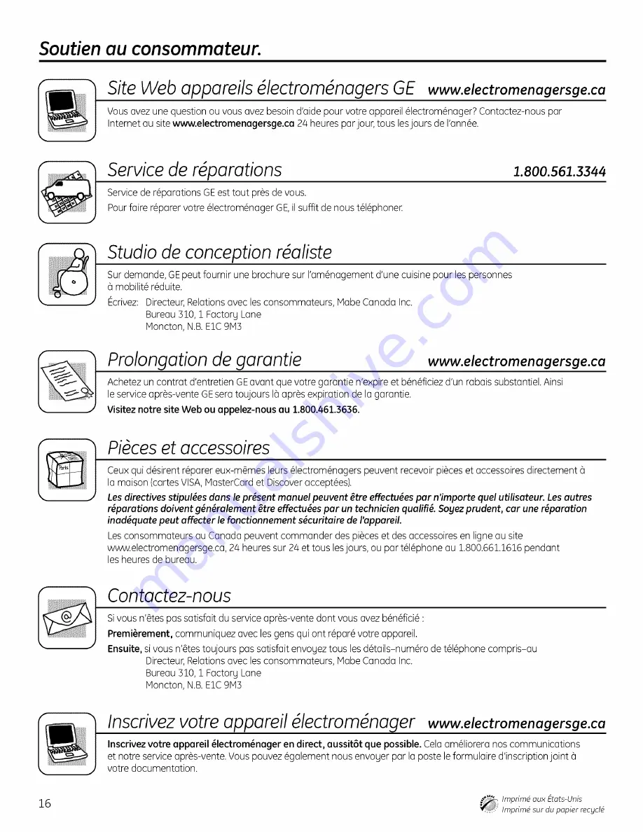 GE Profile PDW7800PCC Owner'S Manual Download Page 32