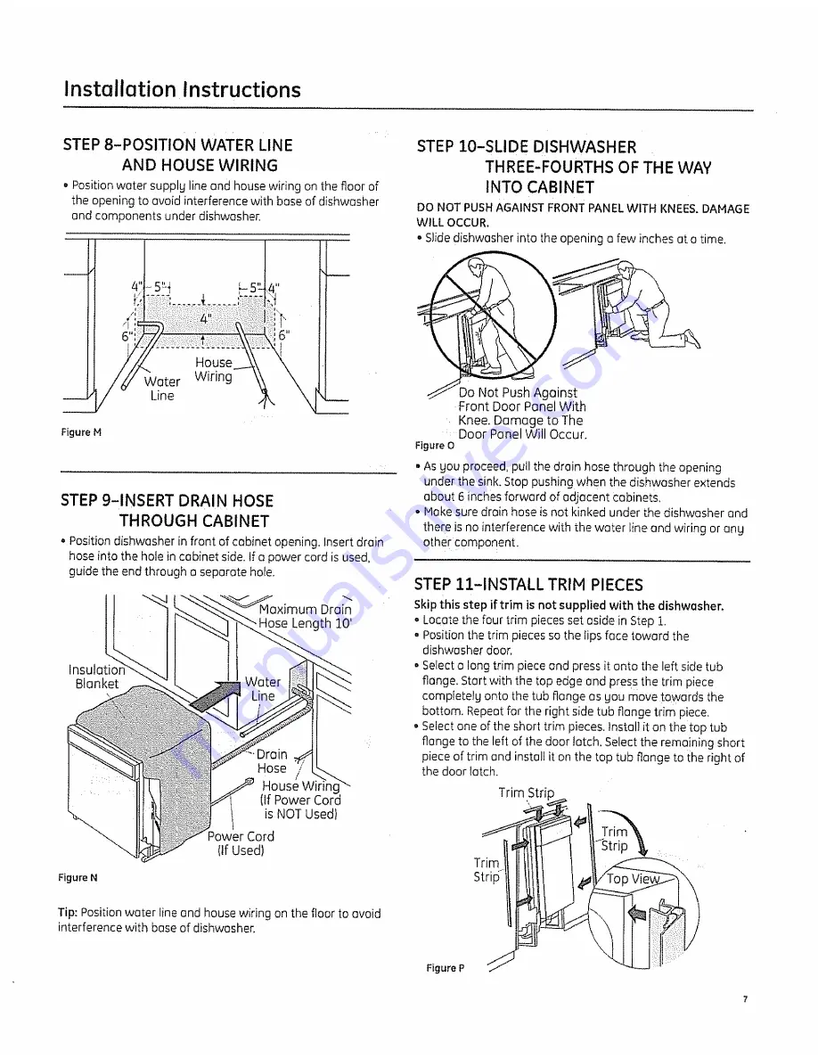 GE Profile PDW7900P Скачать руководство пользователя страница 7