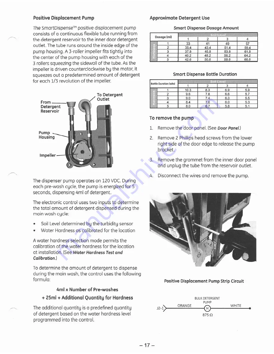 GE Profile PDW8900 Series Technical Service Manual Download Page 16