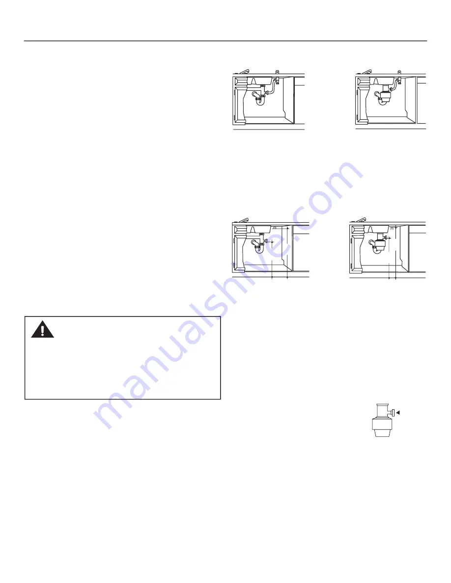 GE Profile PDWF400P Installation Instructions Manual Download Page 4