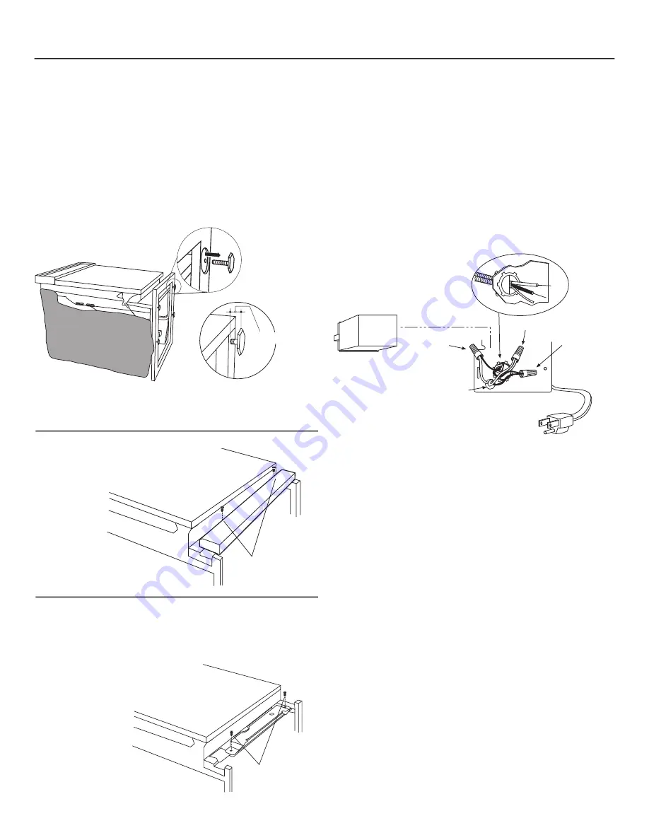 GE Profile PDWF400P Installation Instructions Manual Download Page 8