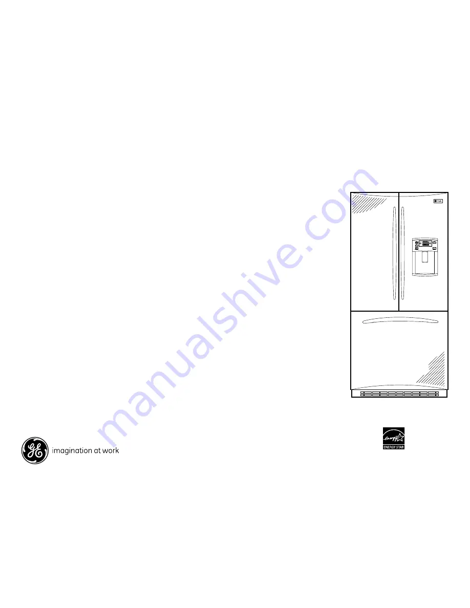 GE Profile PFCS1NJXSS Dimensions And Installation Information Download Page 2