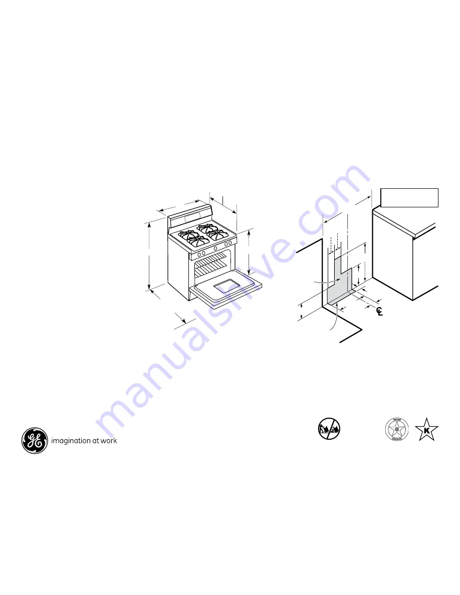 GE Profile PGB918SEM Скачать руководство пользователя страница 1