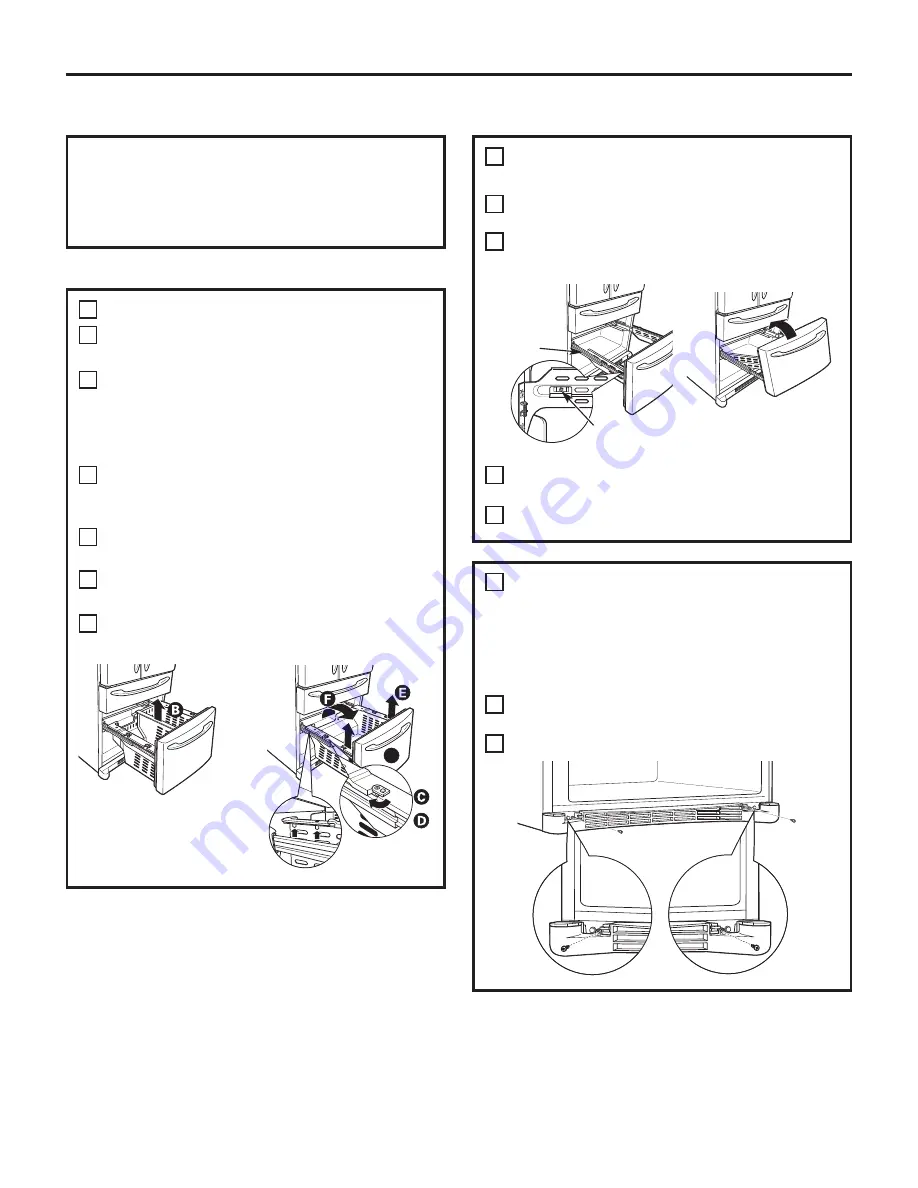 GE Profile PGCS1NFZSS Owner'S Manual And Installation Instructions Download Page 106