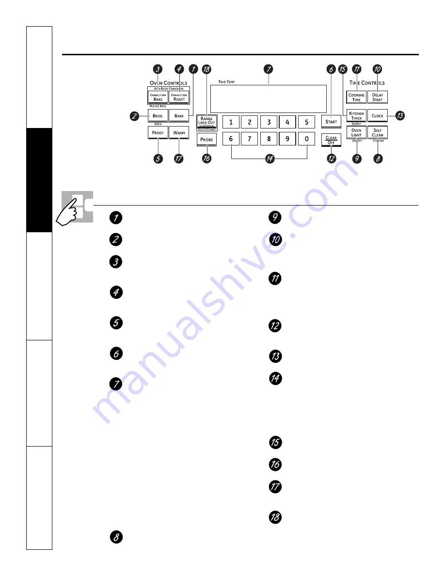 GE Profile PGS908 Owner'S Manual Download Page 10