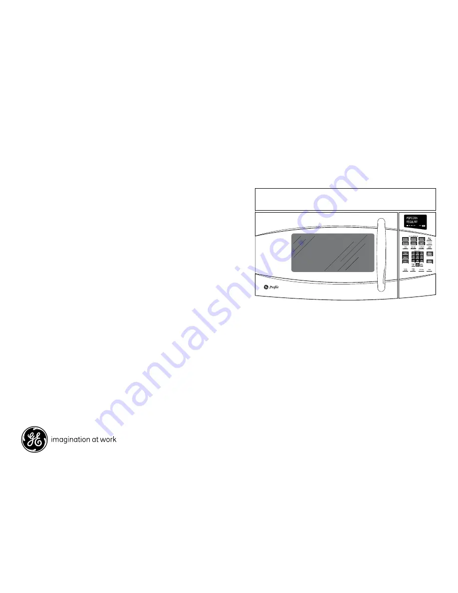 GE Profile Spacemaker PVM1870DM Скачать руководство пользователя страница 3