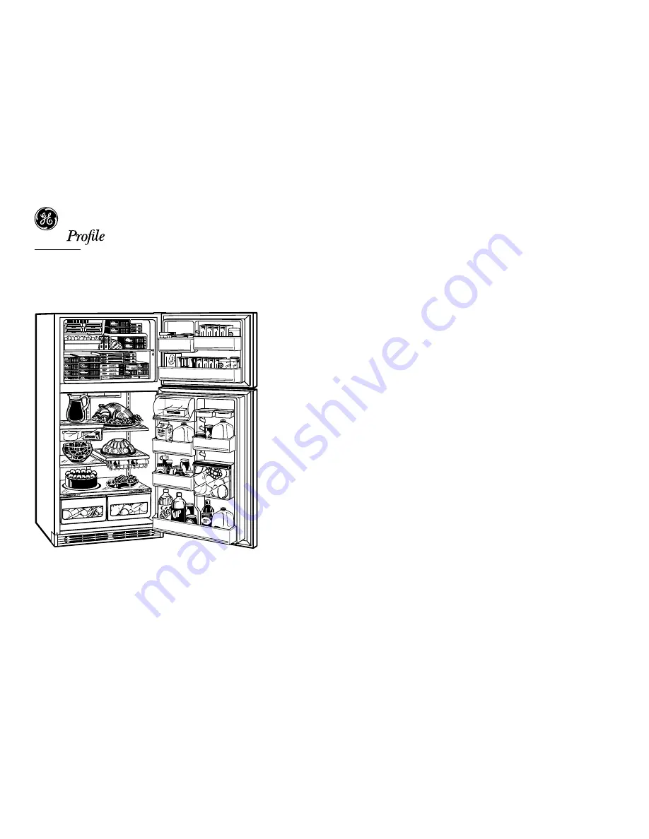 GE Profile TBX22PABCC Dimension Manual Download Page 2