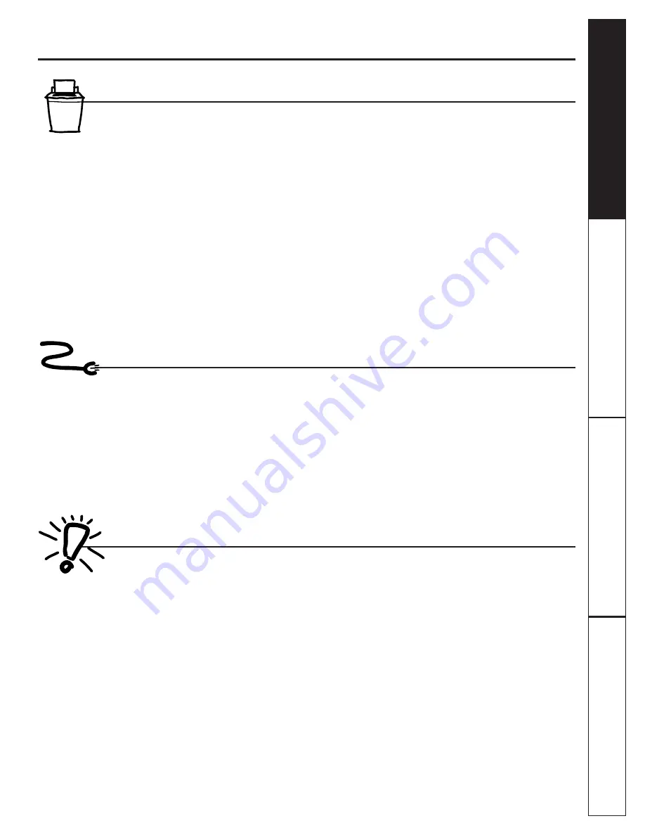 GE Profile WBB4500G0WW Owner'S Manual Download Page 3