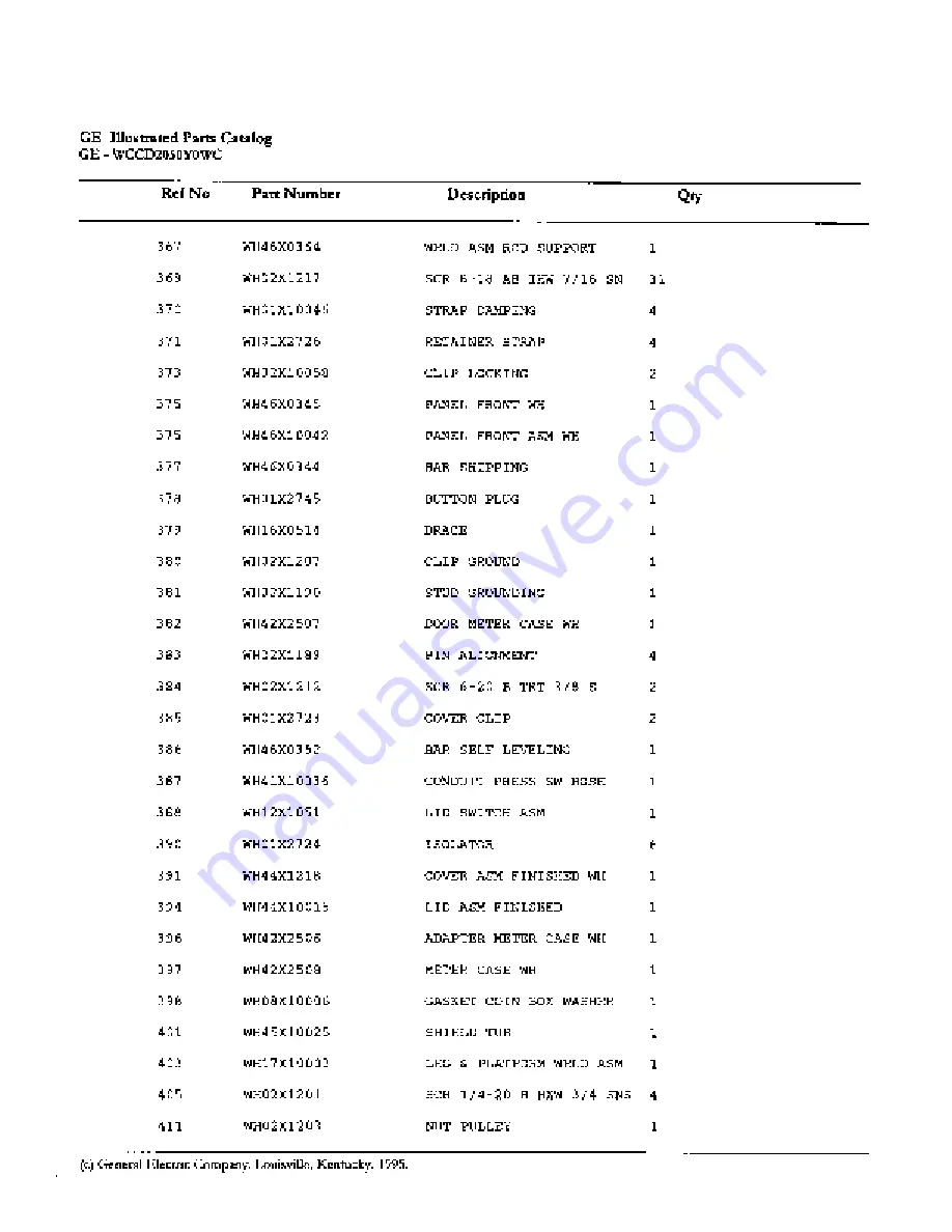 GE Profile WCCD2050YAC Technical Service Manual Download Page 33