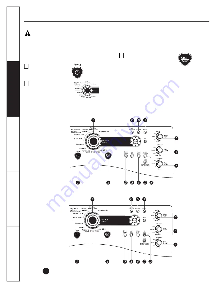 GE Profile WPDH8850 Скачать руководство пользователя страница 4