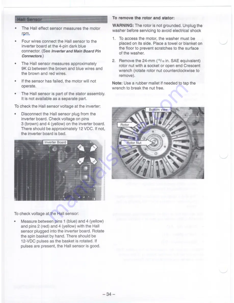 GE Profile WPGT9350 Technical Service Manual Download Page 34