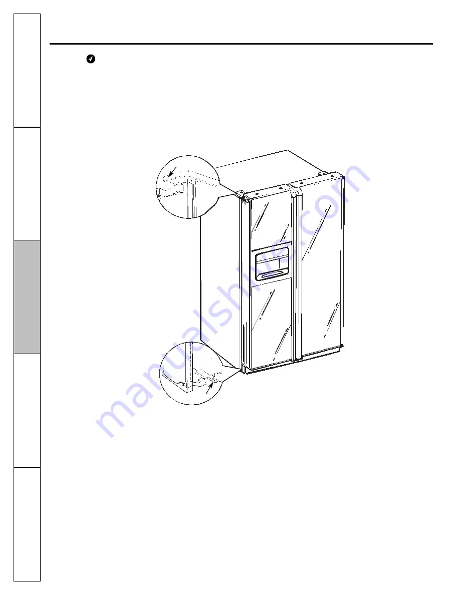 GE PSHF6YGXWW - Profile 26' Dispenser Refrigerator Скачать руководство пользователя страница 22