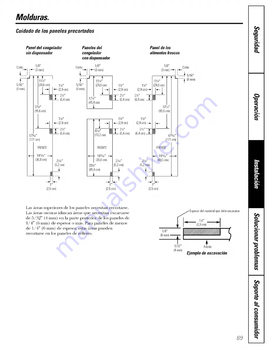 GE PSI23MCLABB and Owner'S Manual And Installation Download Page 89