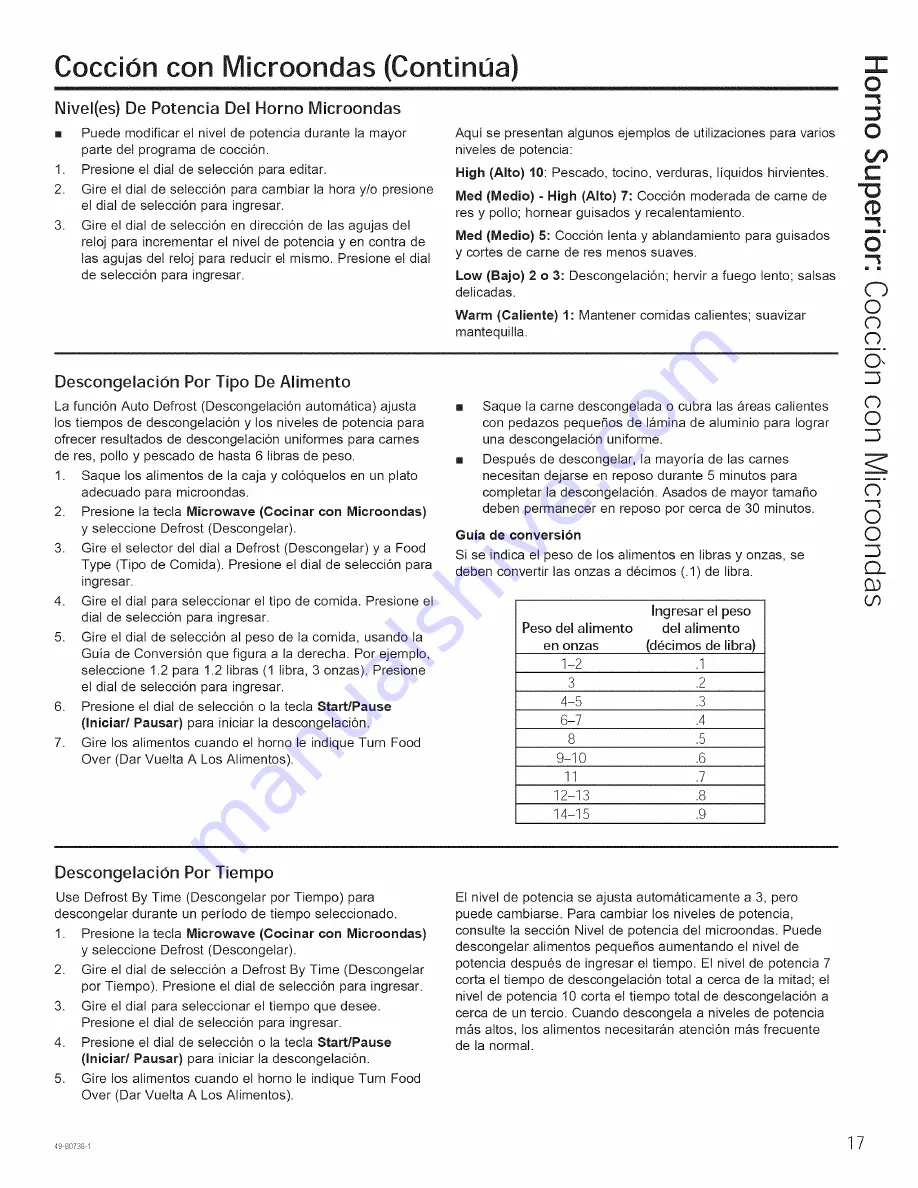 GE PT7800DH1BB Owner'S Manual Download Page 49