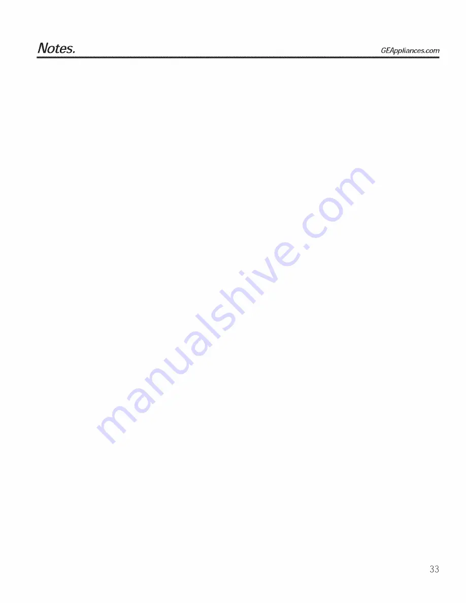 GE PVM9179DF1BB Owner'S Manual Download Page 33