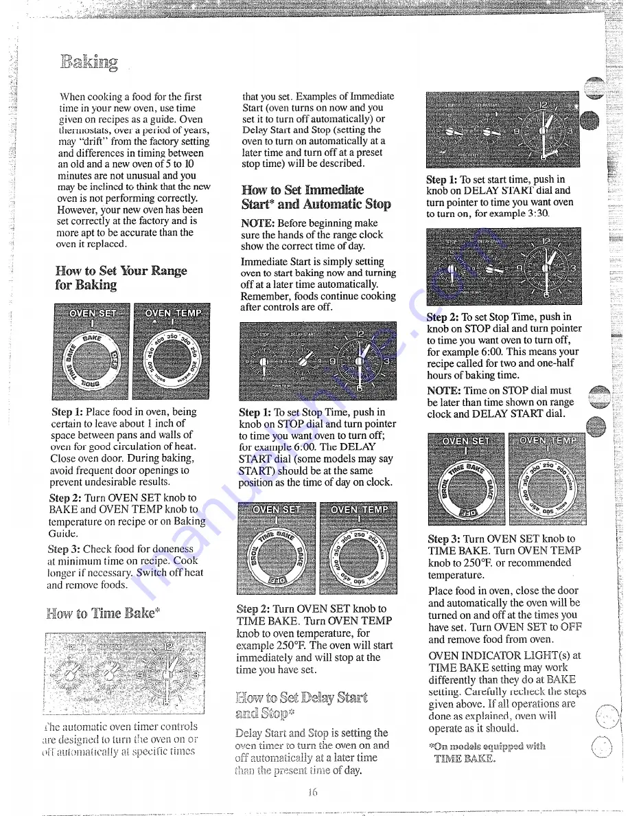 GE RA511J Use And Care Manual Download Page 16