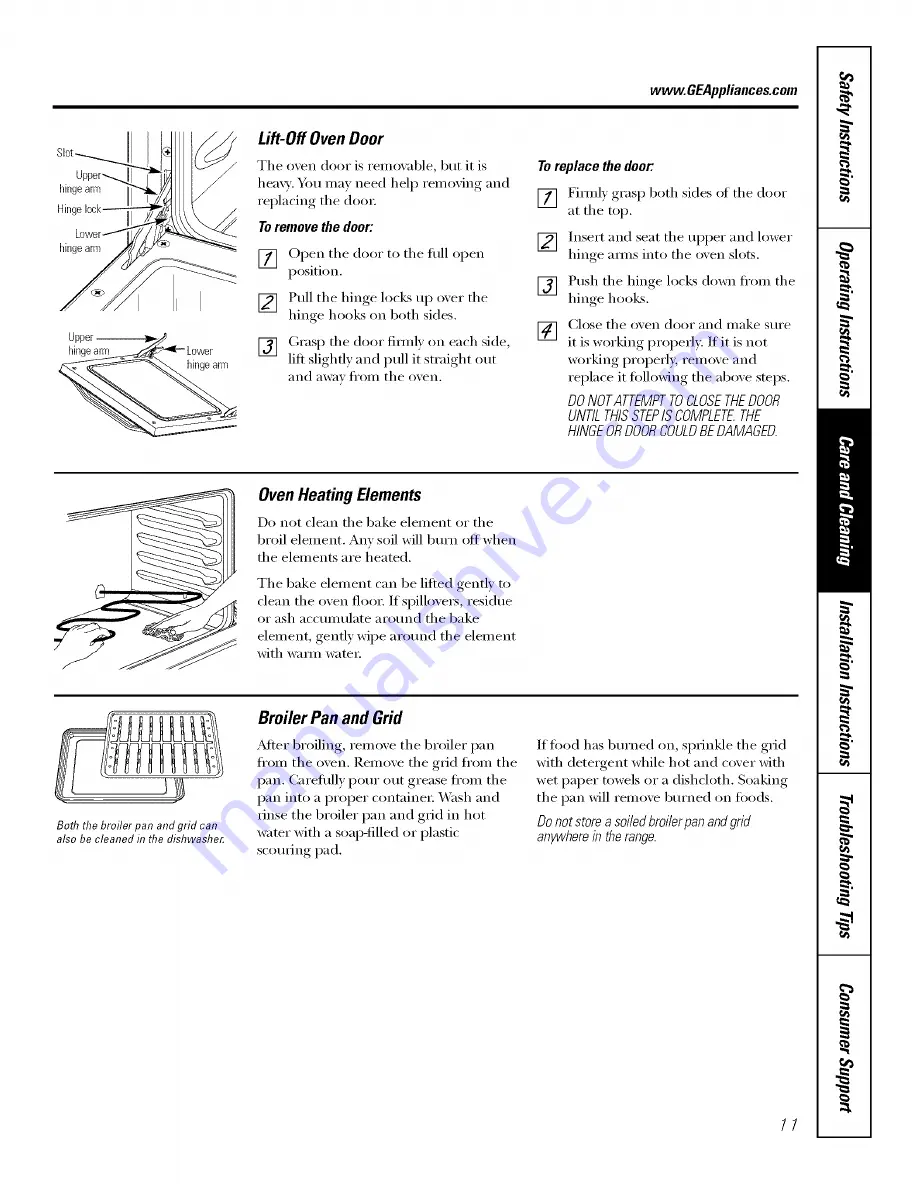 GE RA620 and Owner'S Manual And Installation Instructions Download Page 11