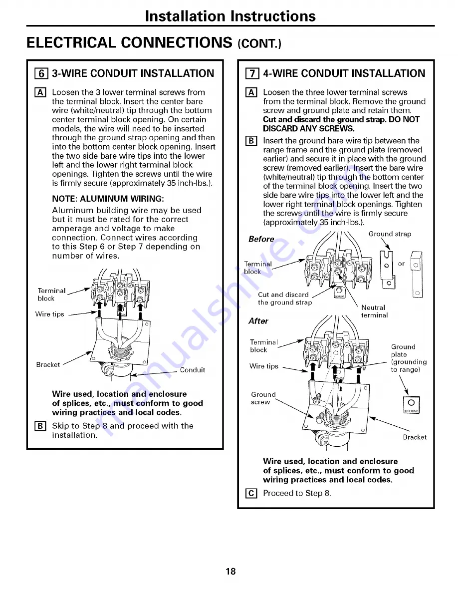 GE RA620 and Owner'S Manual And Installation Instructions Download Page 18