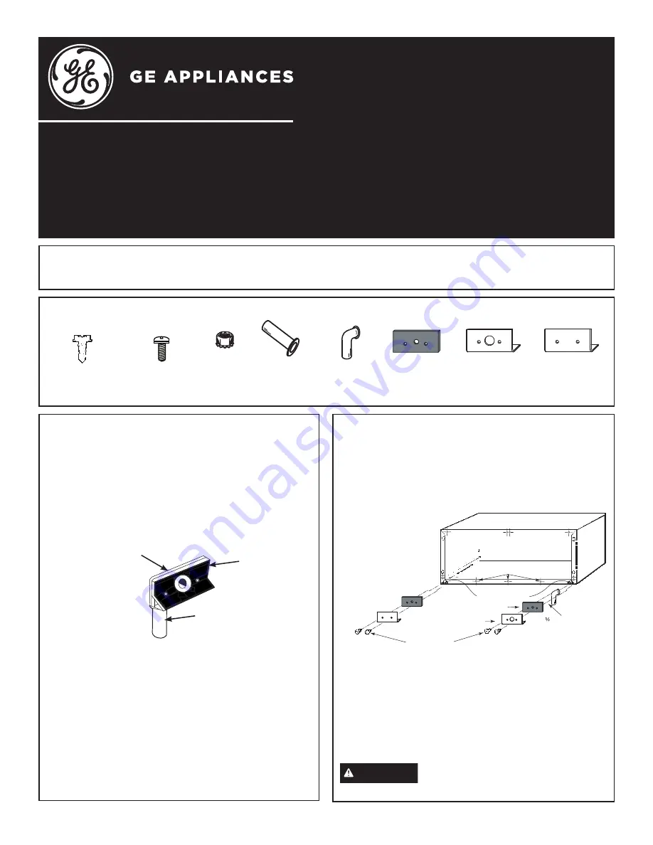 GE RAD10 Installation Instructions Download Page 1