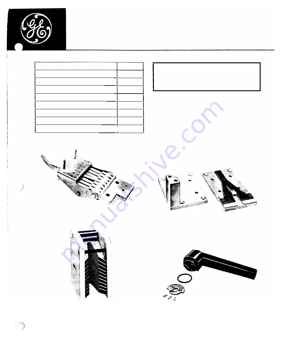 GE S2500 Instructions Download Page 1