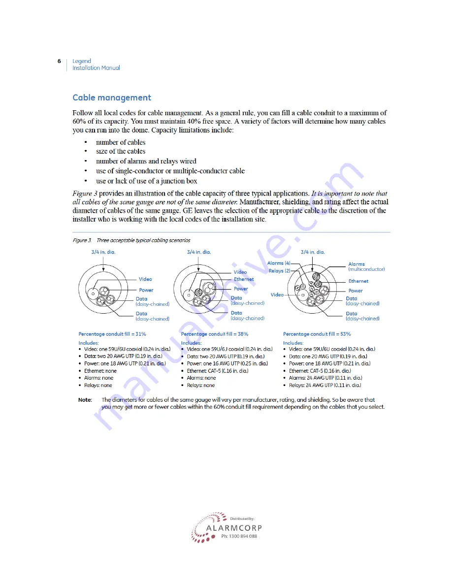 GE Security Lend Camera Installation Manual Download Page 12