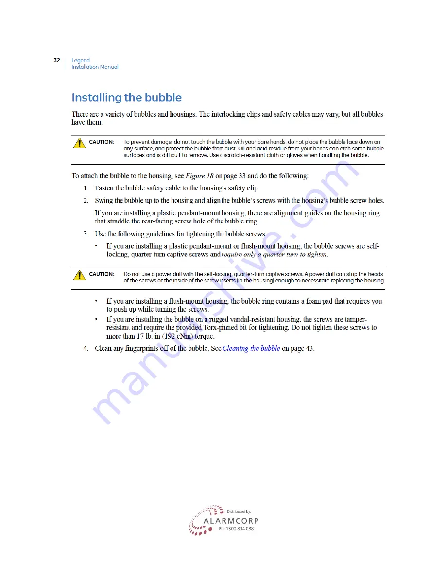 GE Security Lend Camera Installation Manual Download Page 38