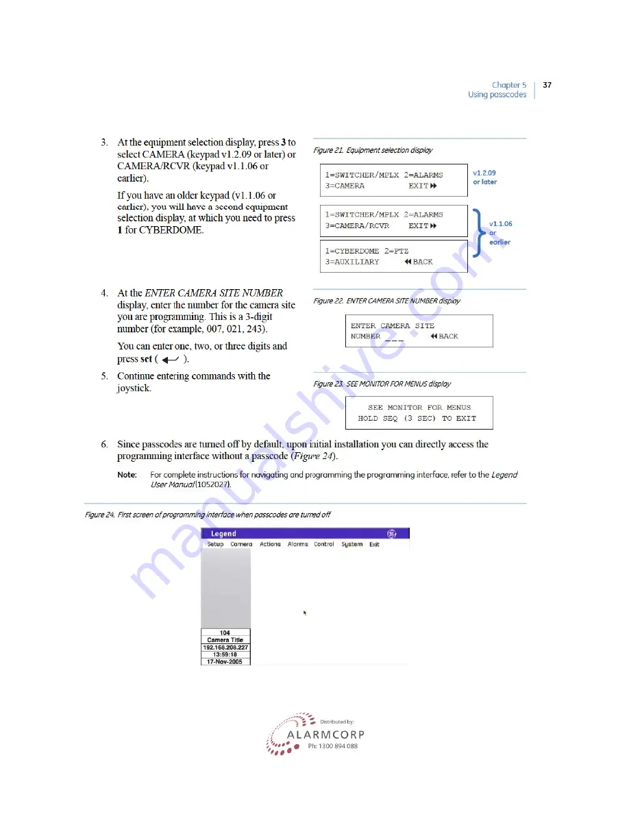 GE Security Lend Camera Installation Manual Download Page 43