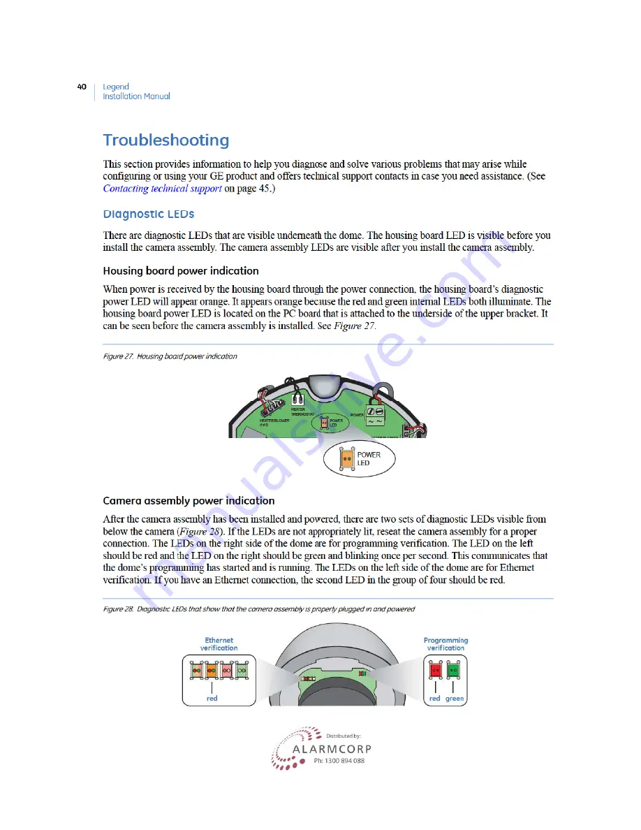 GE Security Lend Camera Installation Manual Download Page 46