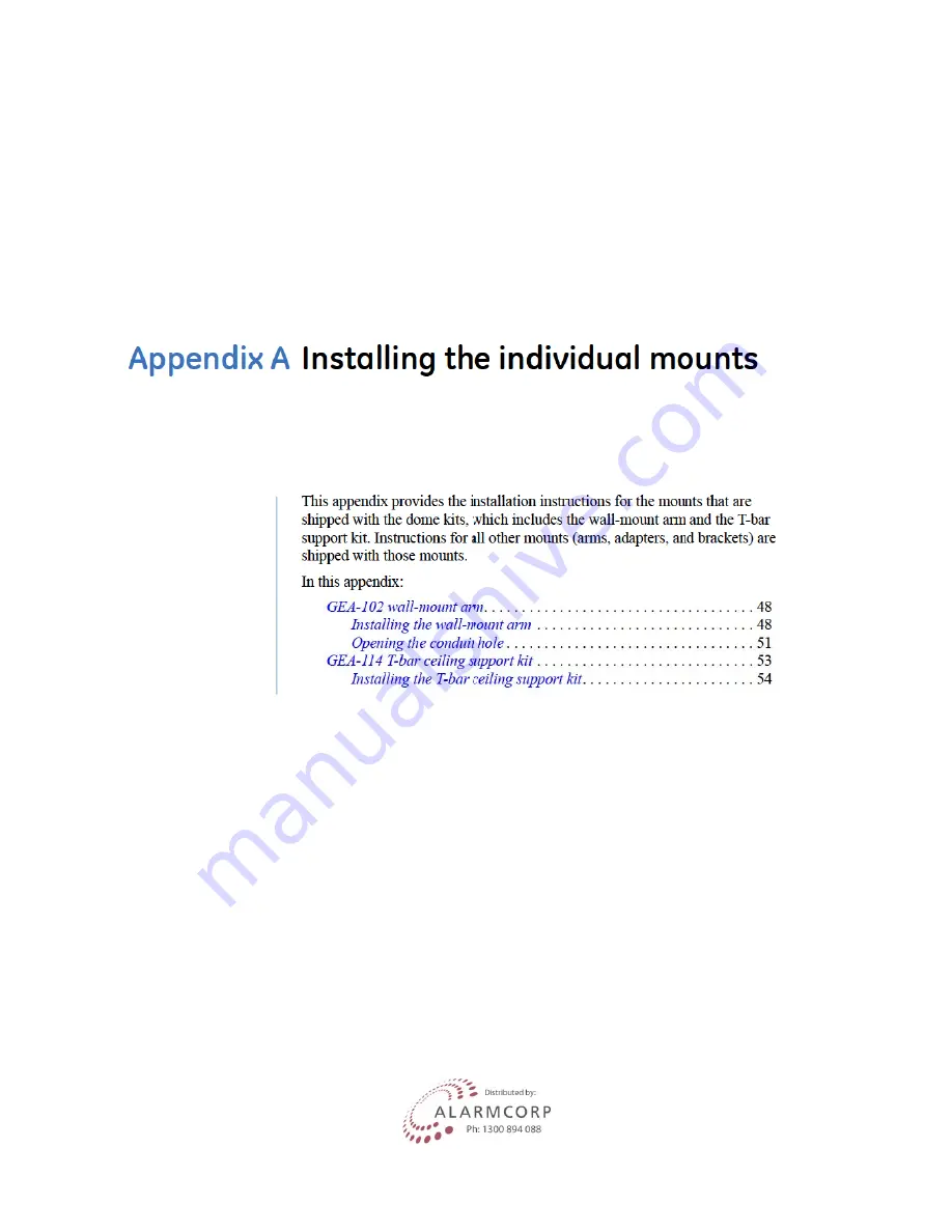 GE Security Lend Camera Installation Manual Download Page 53