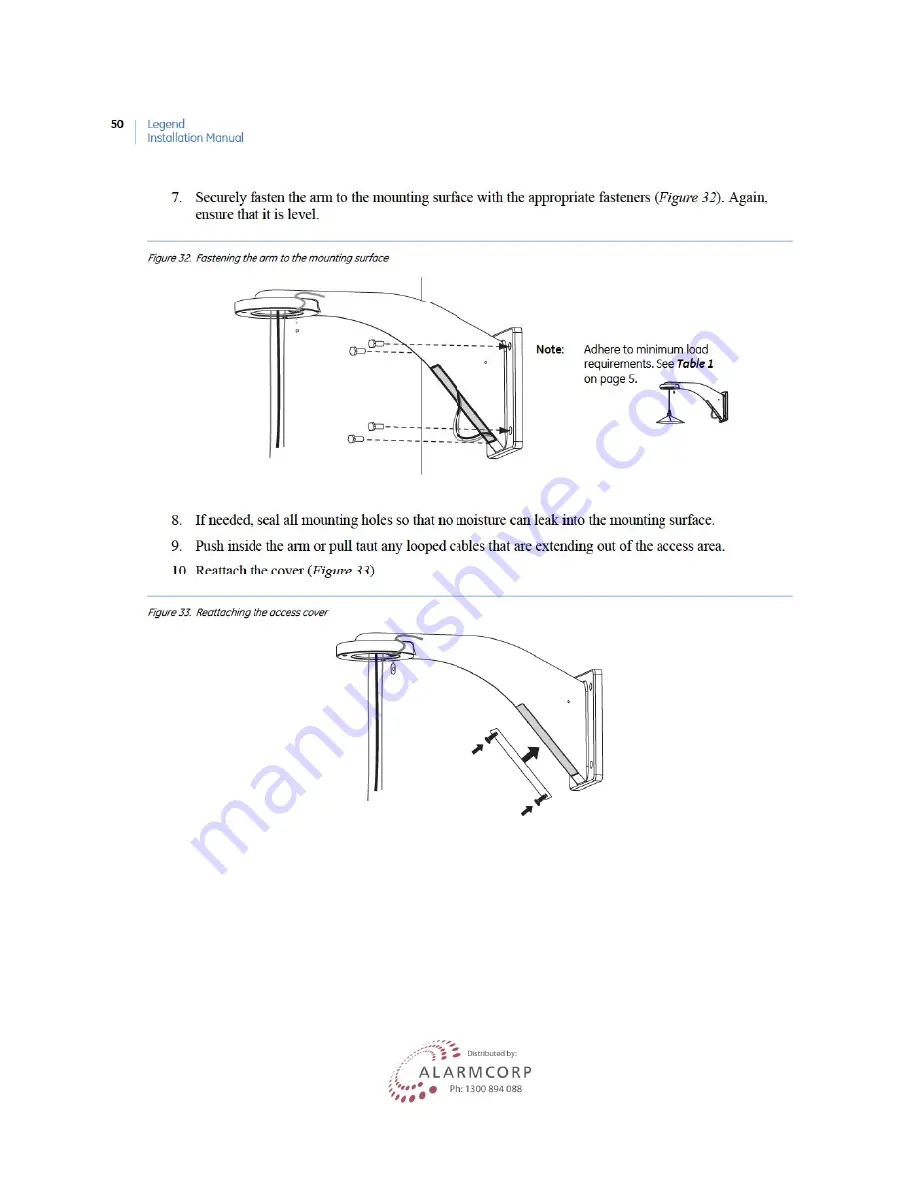 GE Security Lend Camera Installation Manual Download Page 56