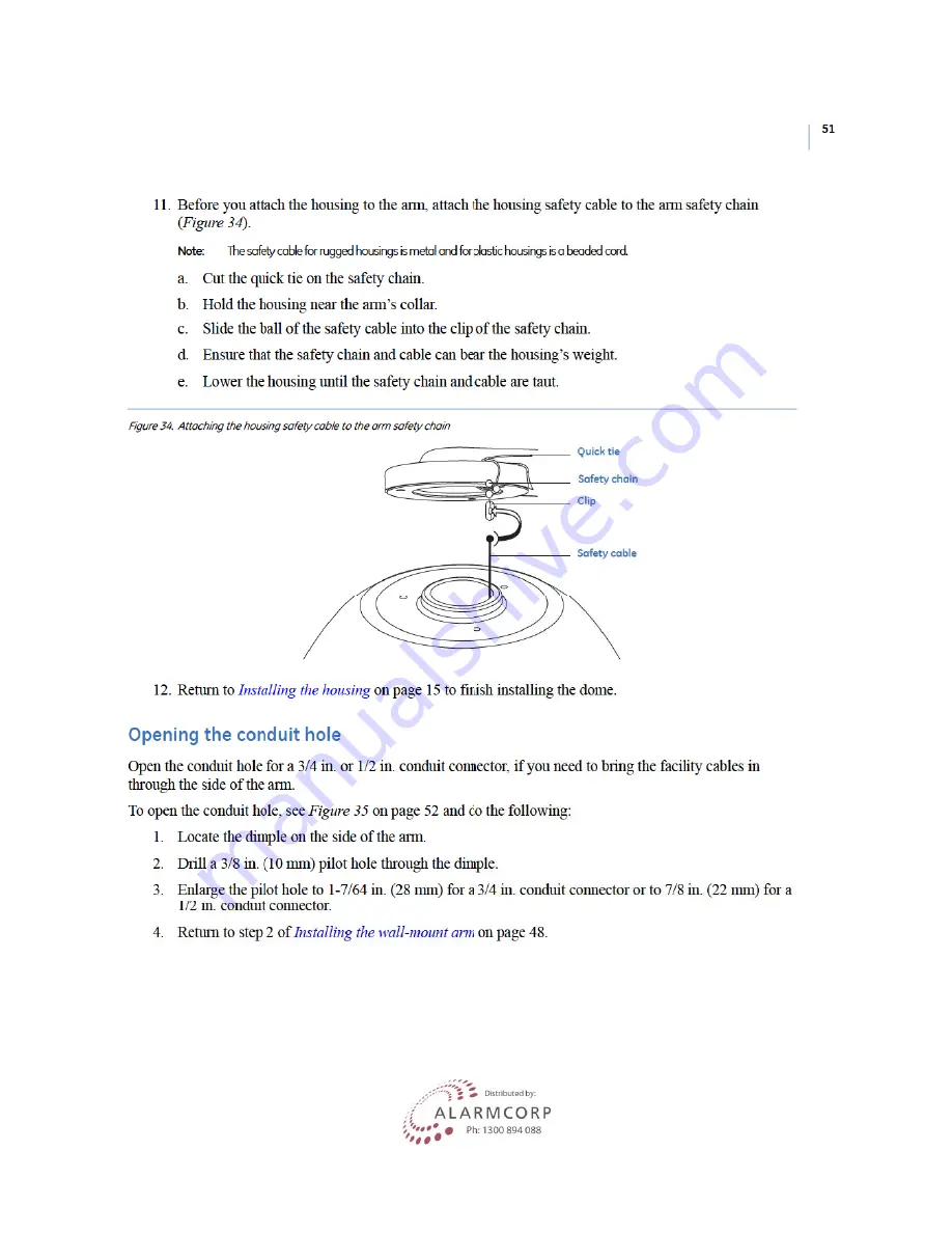 GE Security Lend Camera Installation Manual Download Page 57