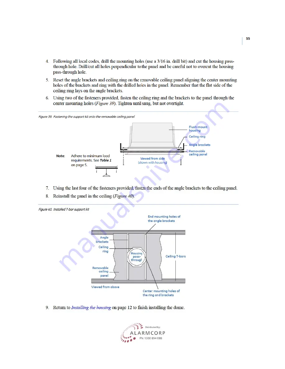 GE Security Lend Camera Installation Manual Download Page 61