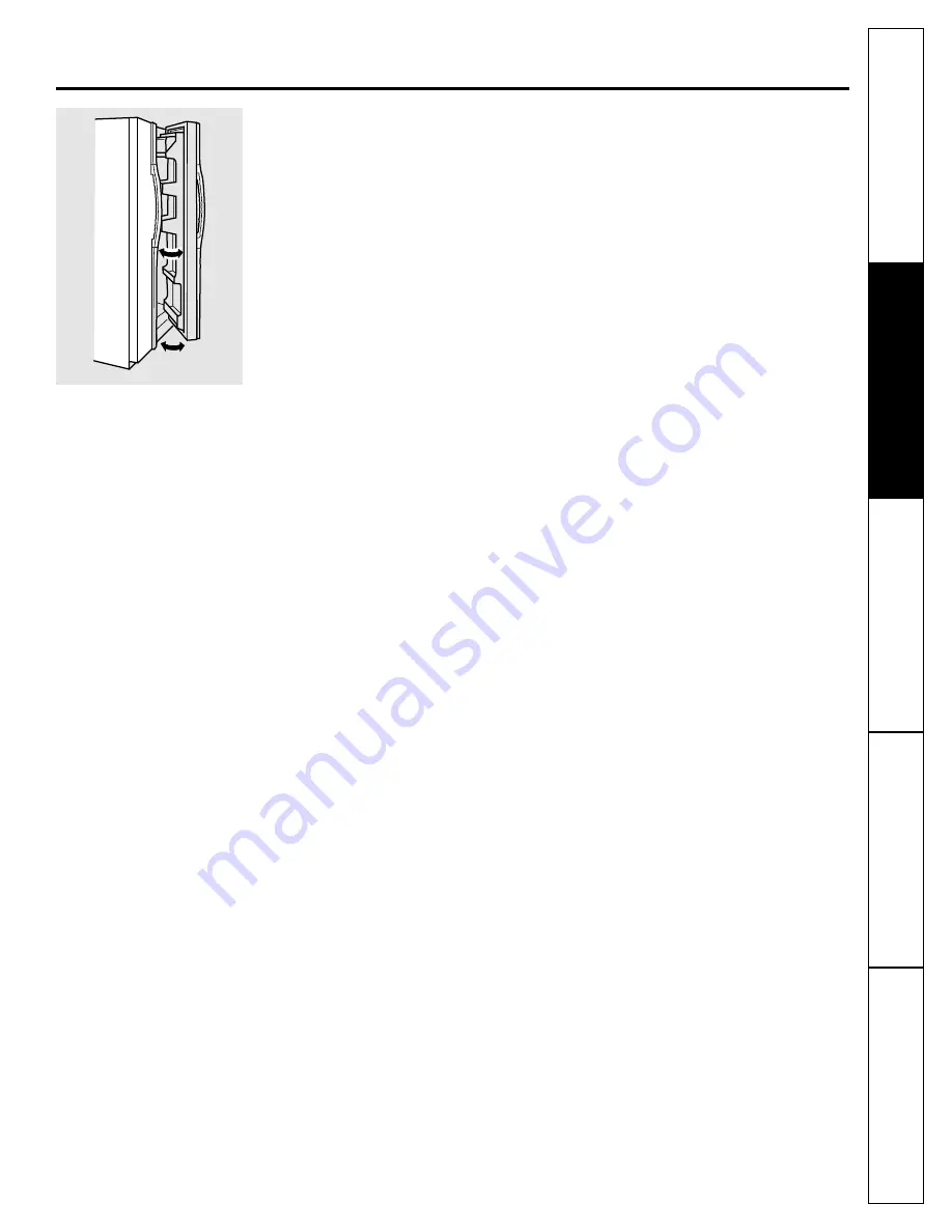 GE SIDE BY SIDE 25 Owners And Installation Manual Download Page 43