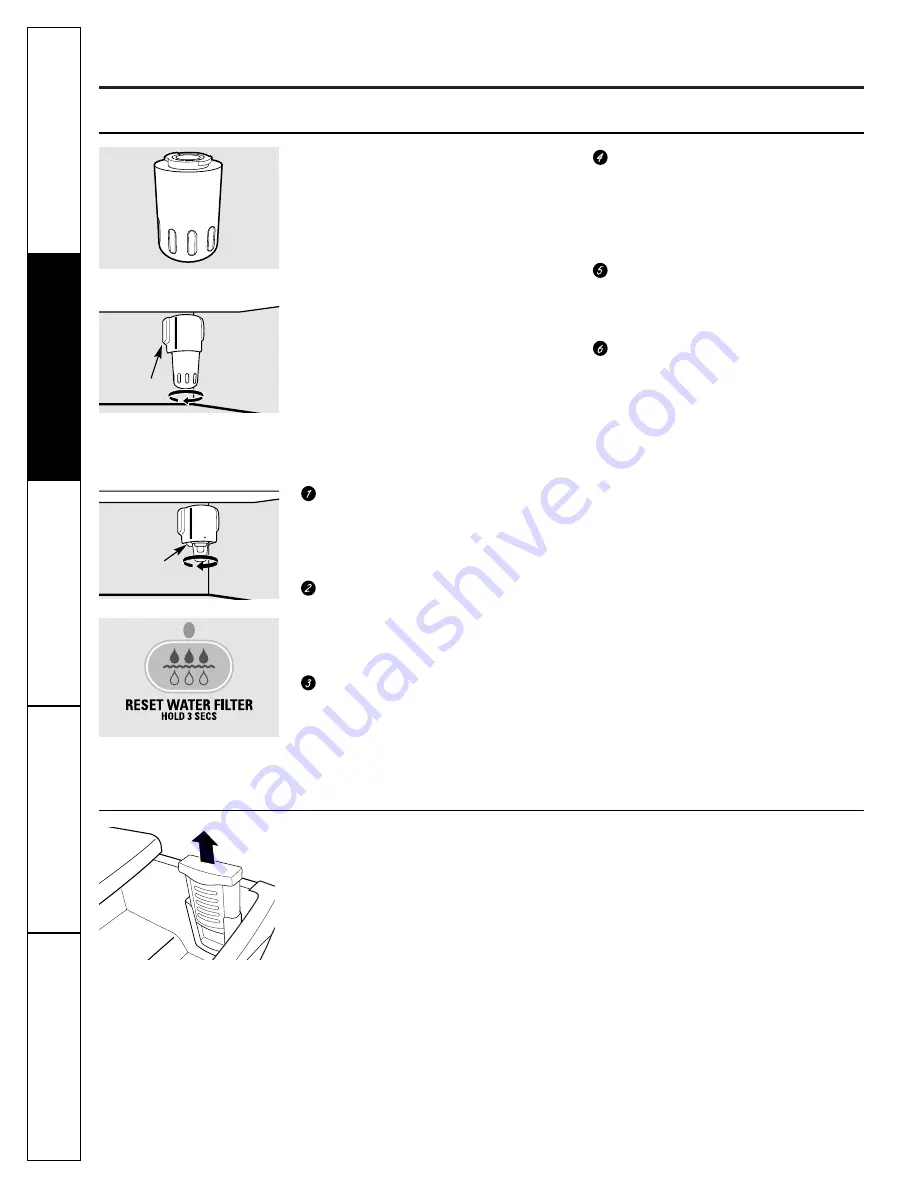 GE SIDE BY SIDE 25 Owners And Installation Manual Download Page 70