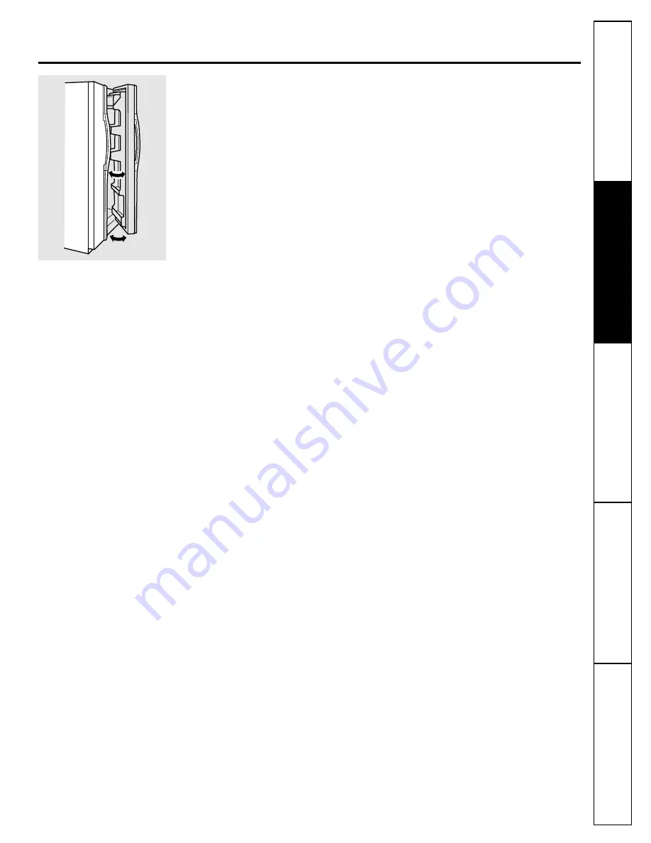 GE SIDE BY SIDE 25 Owners And Installation Manual Download Page 73