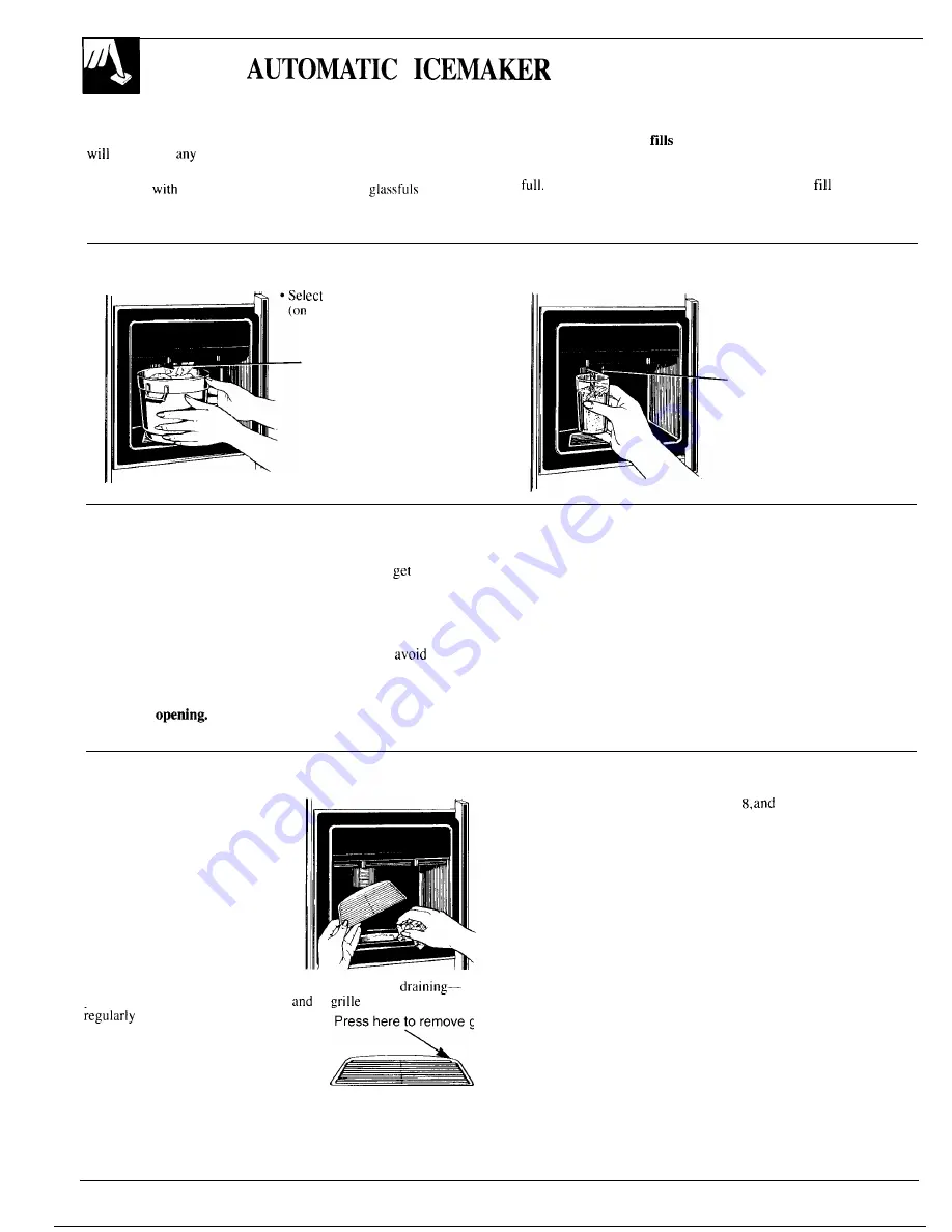 GE SidebySide2Q2224 Use And Care And Installation Manual Download Page 6