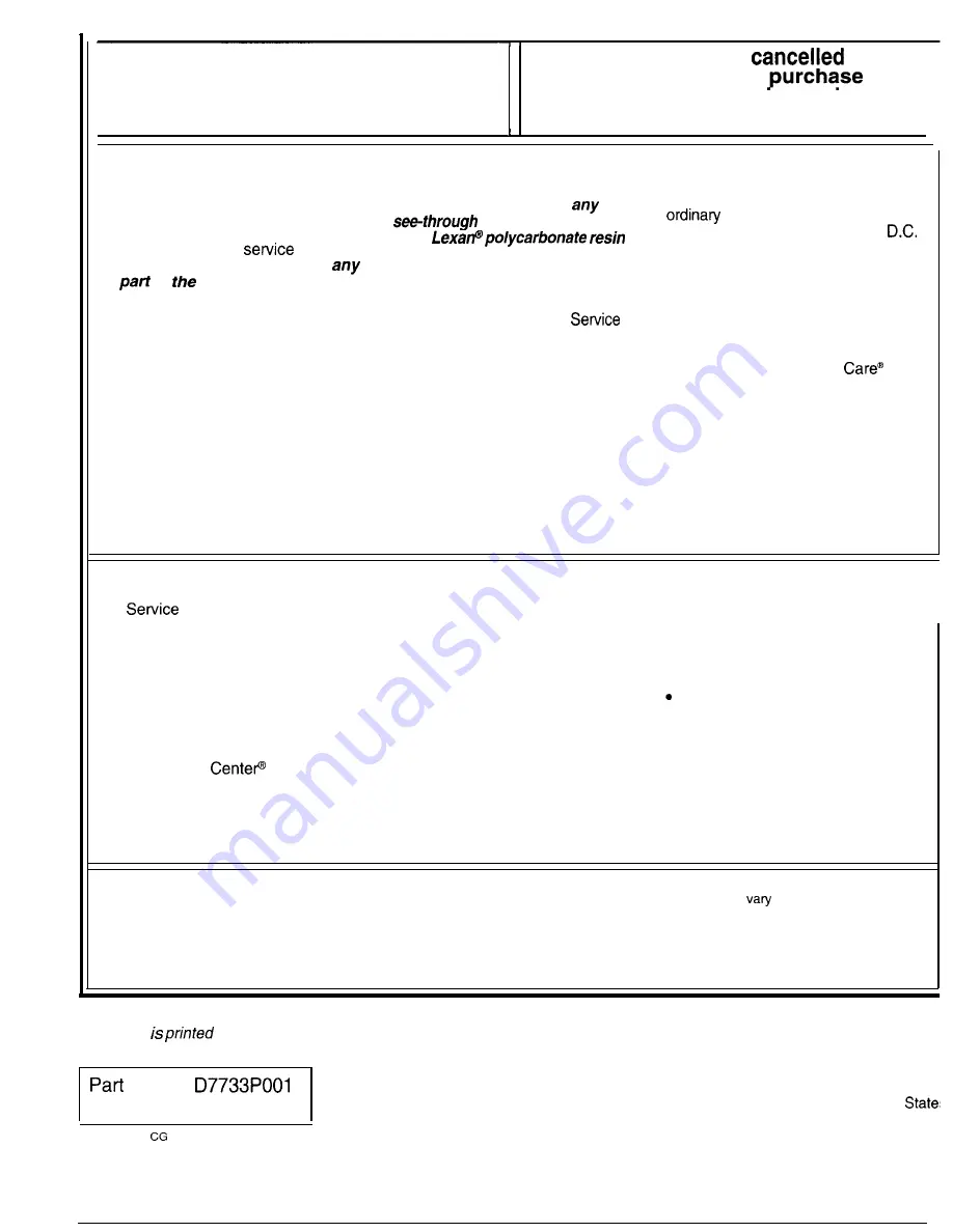 GE SidebySide2Q2224 Use And Care And Installation Manual Download Page 24