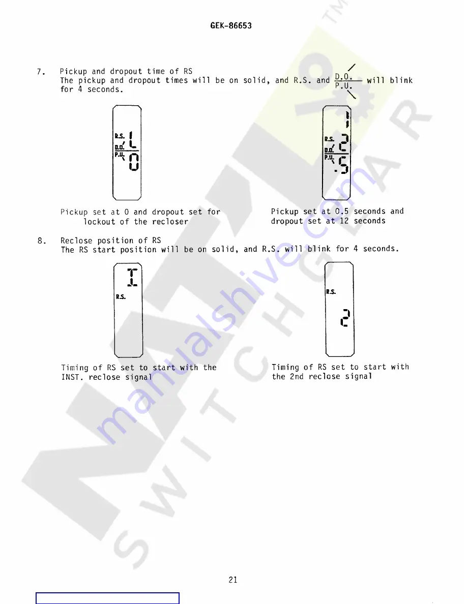 GE SLR12A Instructions Manual Download Page 21