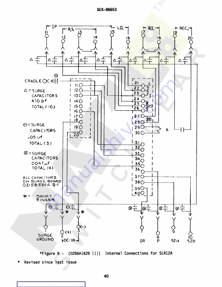 GE SLR12A Instructions Manual Download Page 40