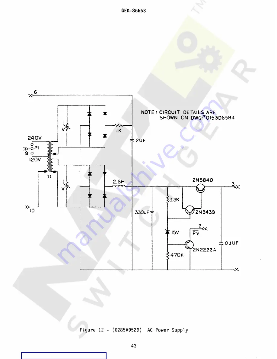 GE SLR12A Instructions Manual Download Page 43