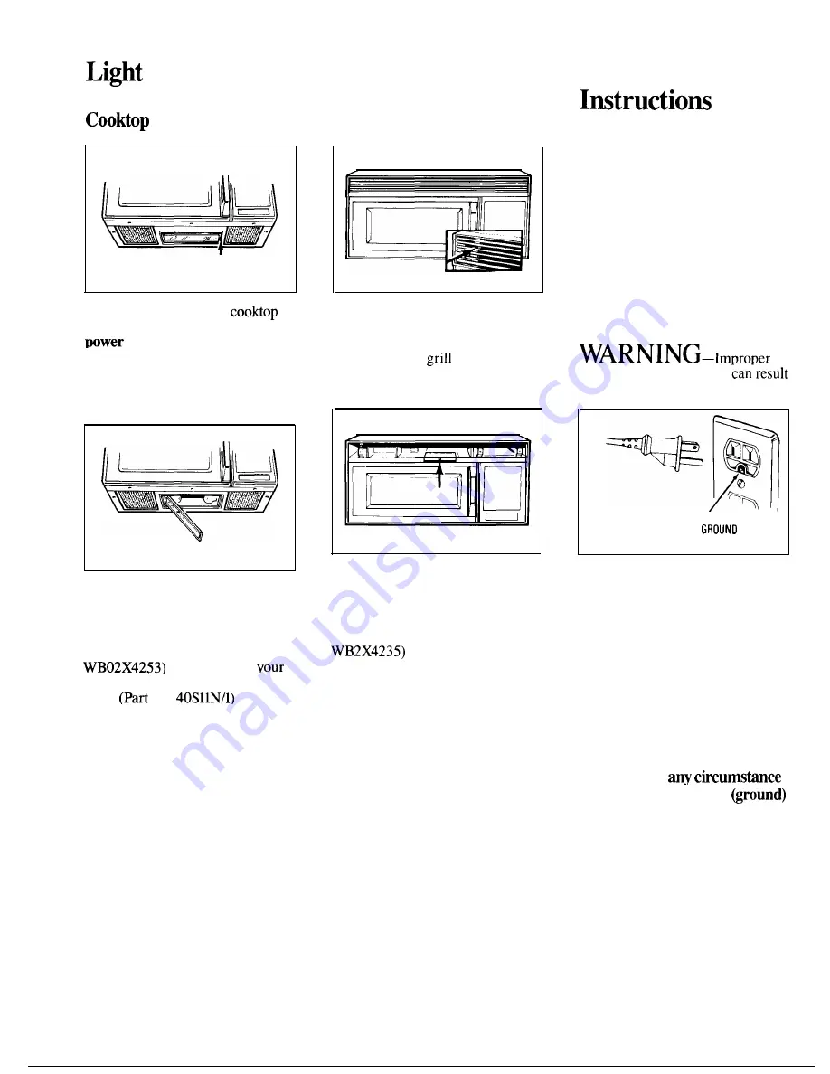 GE Spacemaker 164 D2092P021 Use And Care Manual Download Page 30