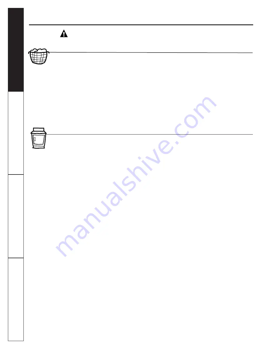 GE Spacemaker DSKP233 Owner'S Manual Download Page 16