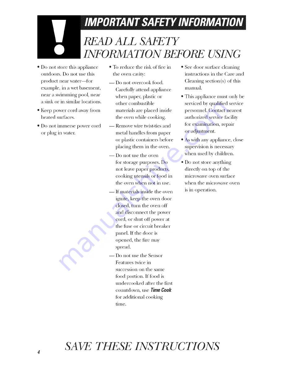 GE Spacemaker EVM1750 Owner'S Manual Download Page 52